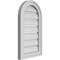 Ekena Millwork Round Top Surface Mount PVC Gable Vent: Functional, w/ 2"W x 1-1/2"P Brickmould Frame, 14"W x 24"H GVPRT14X2402SF - alternate 2